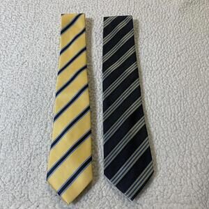 Alexander Julian Colours Men's Ties Striped Lot 2